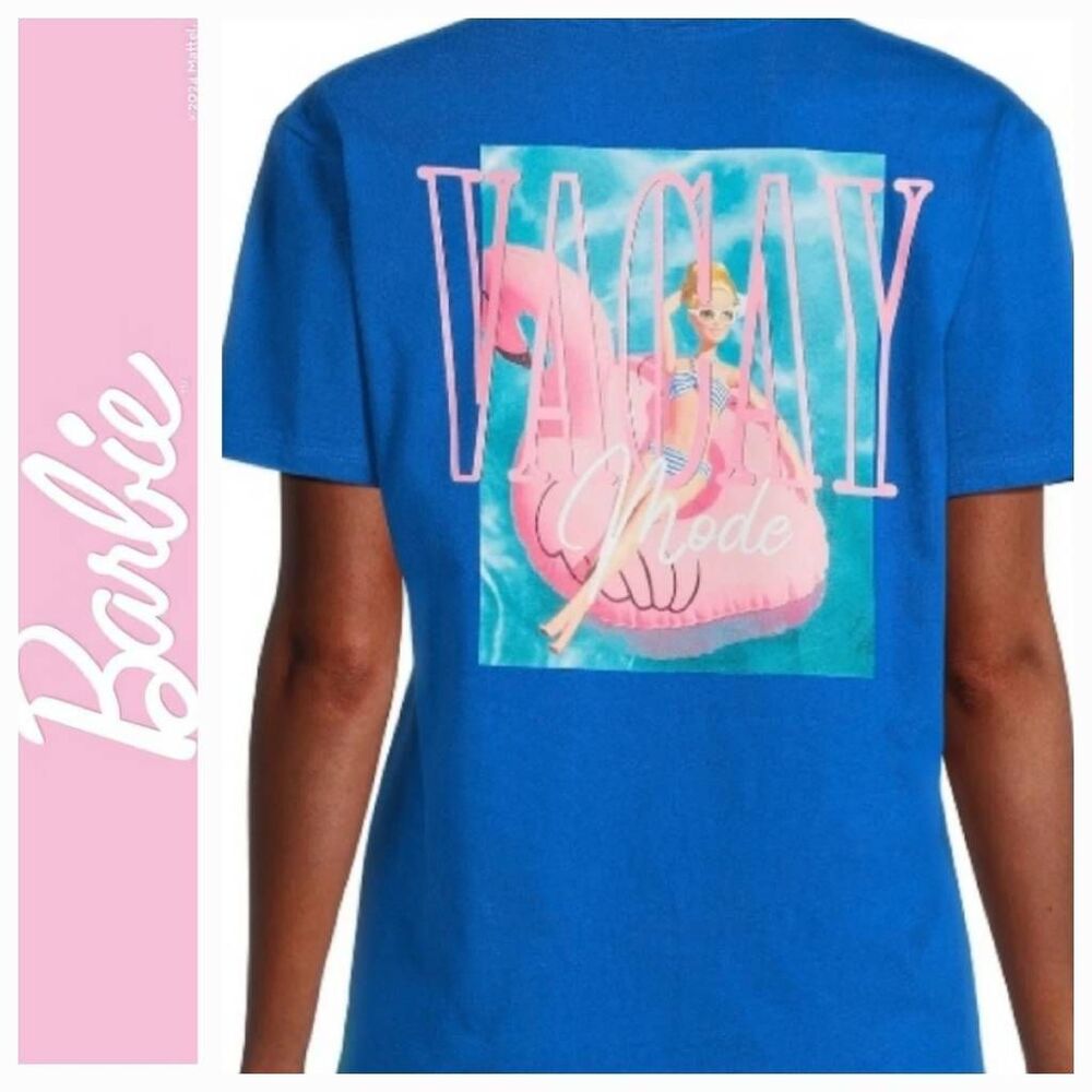 Barbie Vacay Mode Activated Logo S/S T-shirt